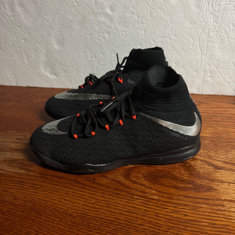 Nike HypervenomX Proximo II IC Kids Soccer‎ Shoes Black Silver 852603-001